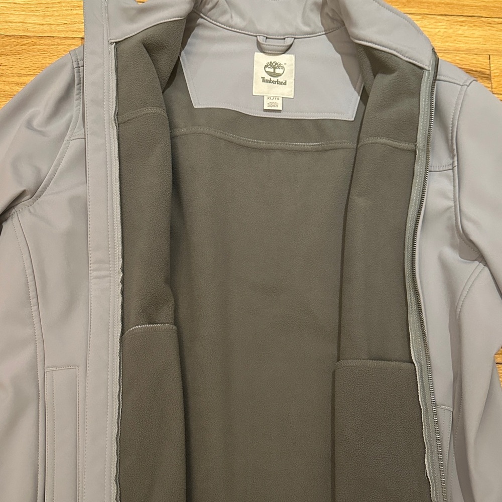 Men's Gray timberland Softshell Jacket - image 4